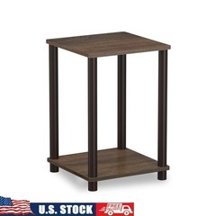 Stylish Indoor Plant Stand Easy Assembly Durable Wood Composite PVC Tube Table